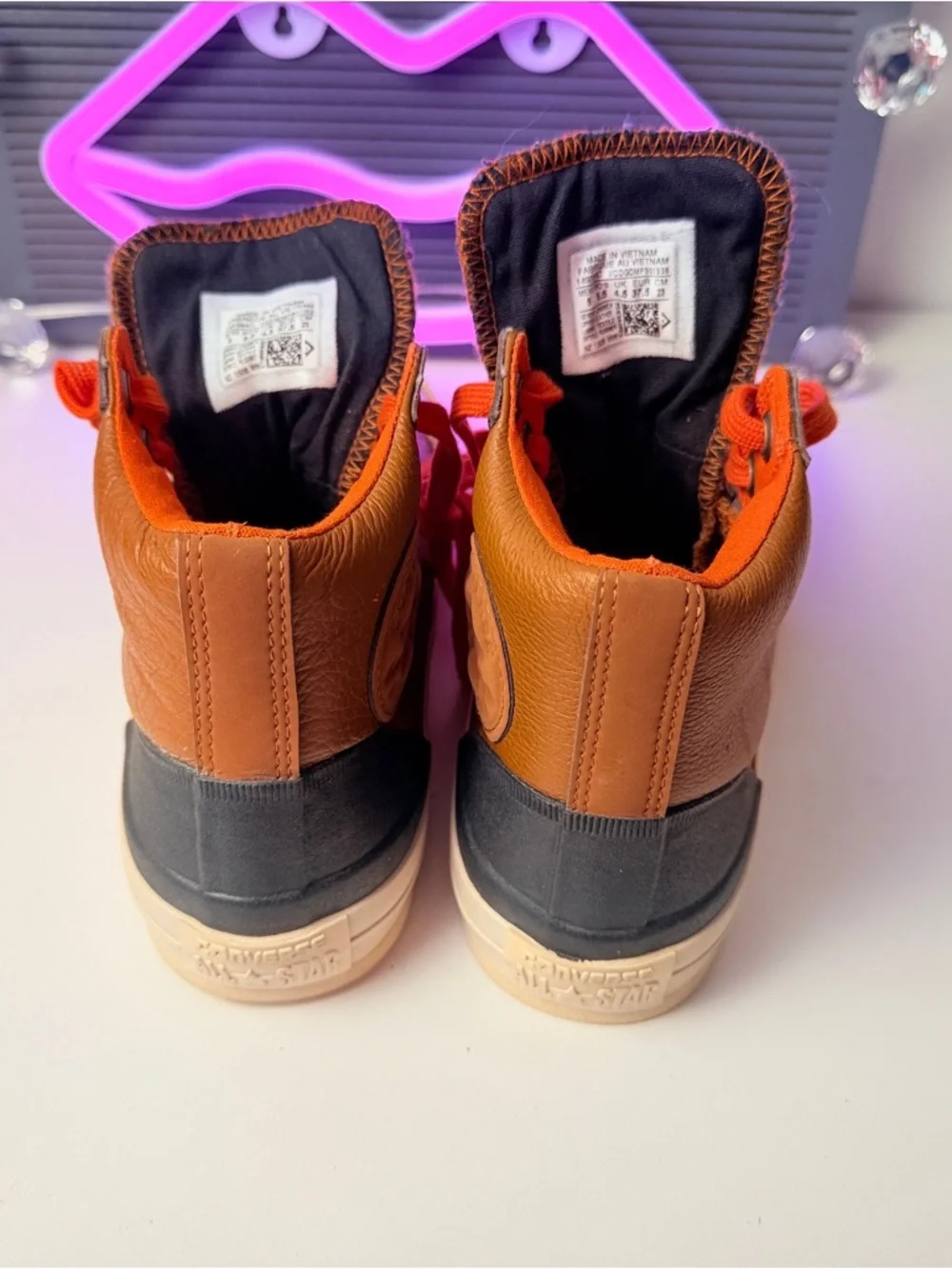 Leather High Top Converse Limited Edition!! - Picture 3 of 6